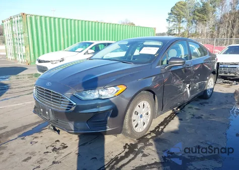 2019 Ford Fusion S из США, поврежденный, VIN 3FA6P0G71KR229112